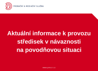 Aktuální informace k provozu středisek v návaznosti na povodňovou situaci